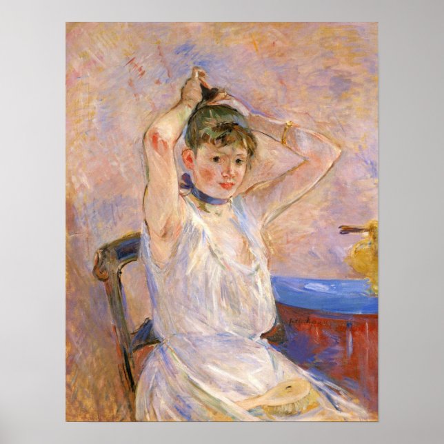 The Bath by Berthe Morisot Poster (Front)