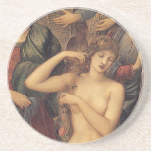 The Bath of Venus by Sir Edward Coley Burne-Jones Coaster