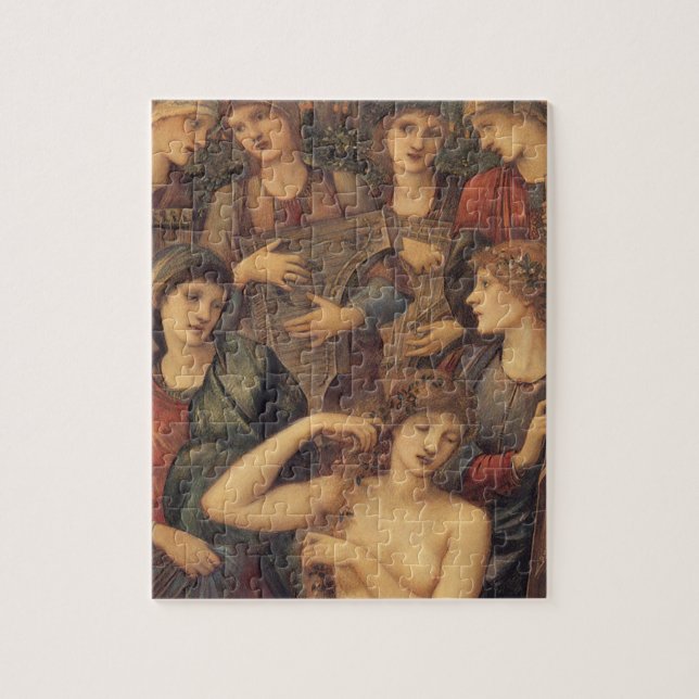 The Bath of Venus by Sir Edward Coley Burne-Jones Jigsaw Puzzle (Vertical)