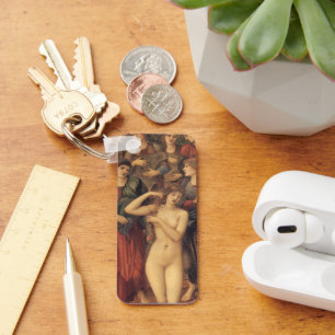 The Bath of Venus by Sir Edward Coley Burne Jones Keychain