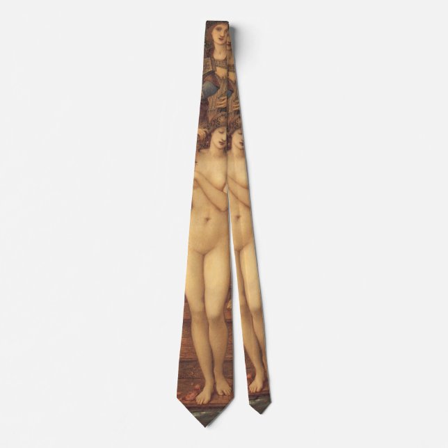 The Bath of Venus by Sir Edward Coley Burne-Jones Tie (Front)