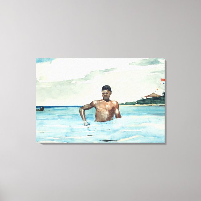 The Bather, 1899 Canvas Print (Front)