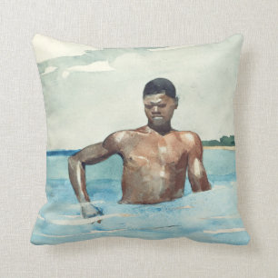 The Bather, 1899 Throw Pillow
