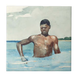 The Bather, 1899 Tile