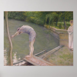 The Bather, or The Diver, 1877 Poster