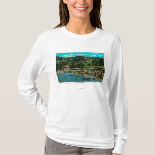 The Bathing Beach at Avalon, Catalina Island T-Shirt