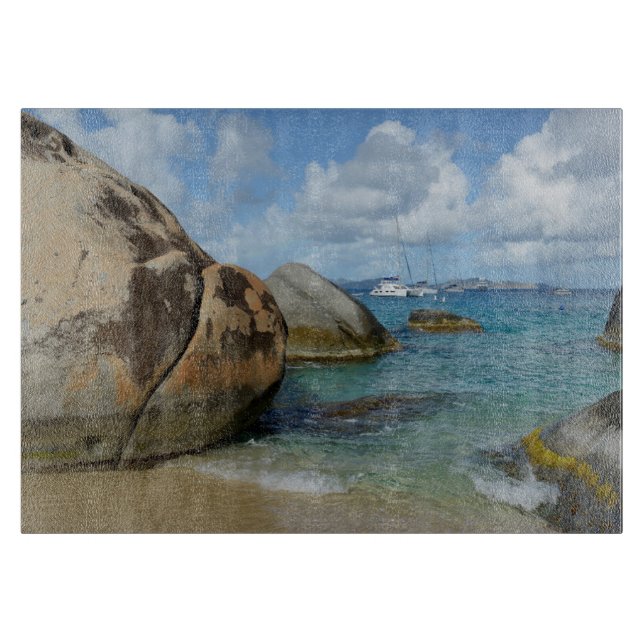 The Baths Cutting Board (Front)