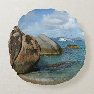 The Baths Round Pillow