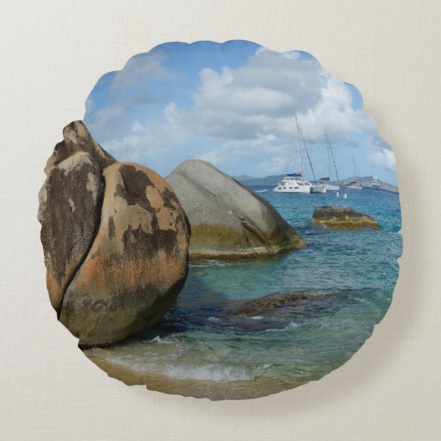 The Baths Round Pillow (Front)
