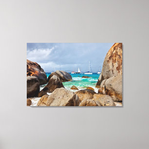 The Baths, Virgin Gorda, British Virgin Islands Canvas Print