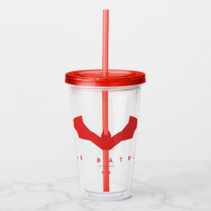The Batman Bat Logo Acrylic Tumbler