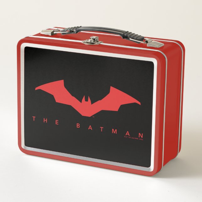 The Batman Bat Logo Metal Lunch Box (Front)