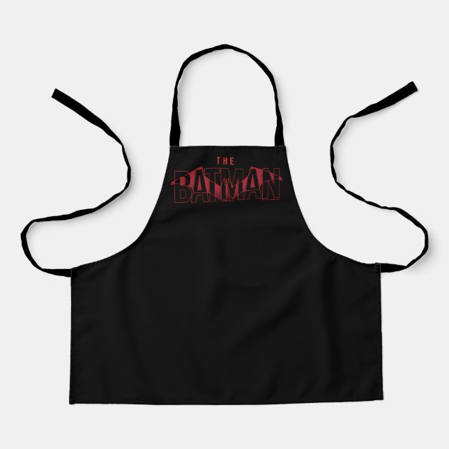 The Batman Bat Overlaid Logo Apron (Front)