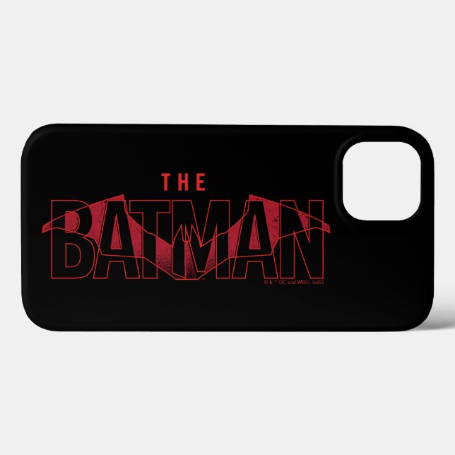 The Batman Bat Overlaid Logo Case-Mate iPhone Case (Back (Horizontal))