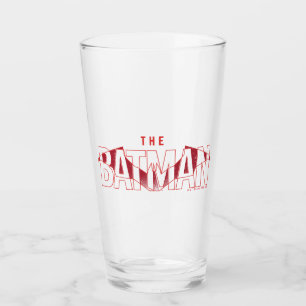 The Batman Bat Overlaid Logo Glass