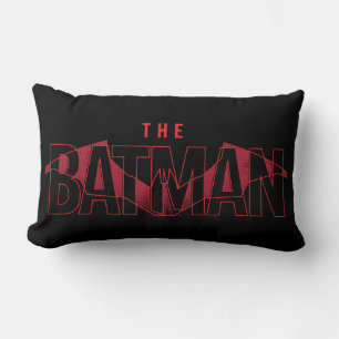 The Batman Bat Overlaid Logo Lumbar Pillow