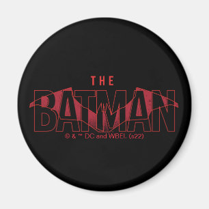The Batman Bat Overlaid Logo Magnet