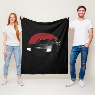 The Batman & Batmobile Graphic Fleece Blanket