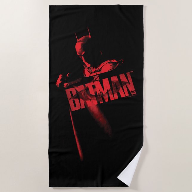 The Batman Cape & Logo Beach Towel (Front)