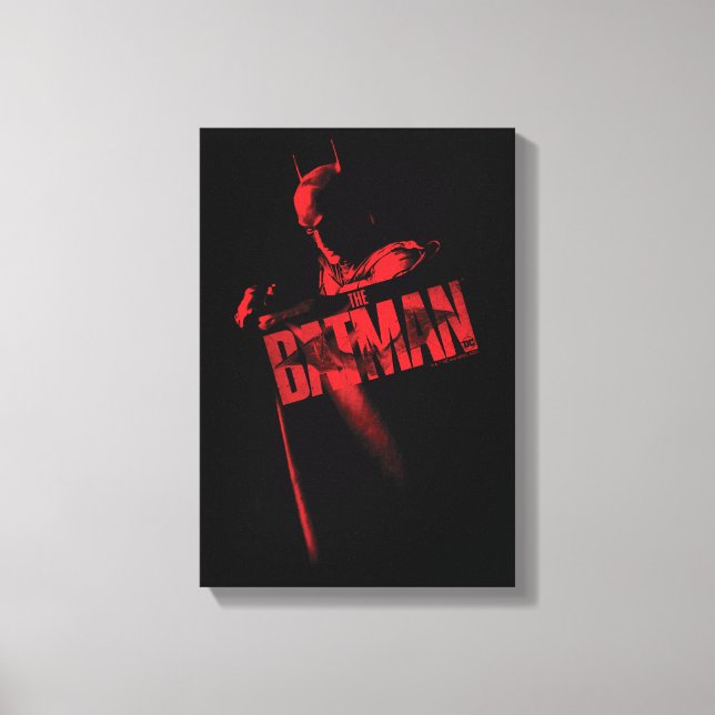 The Batman Cape & Logo Canvas Print (Front)