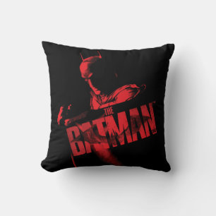 The Batman Cape & Logo Throw Pillow