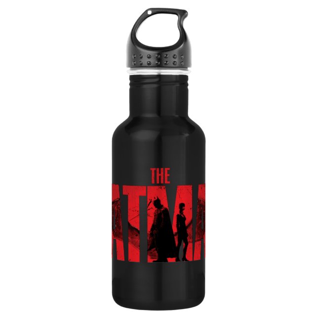 The Batman & Catwoman Logo 532 Ml Water Bottle (Front)