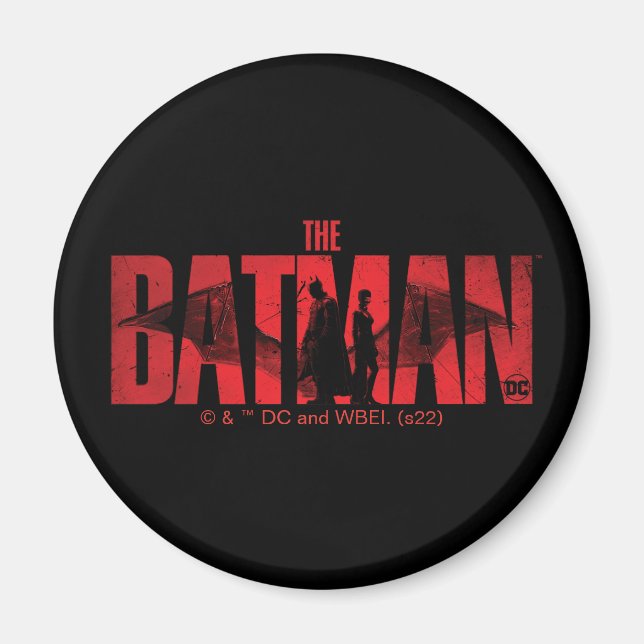 The Batman & Catwoman Logo Magnet (Front)