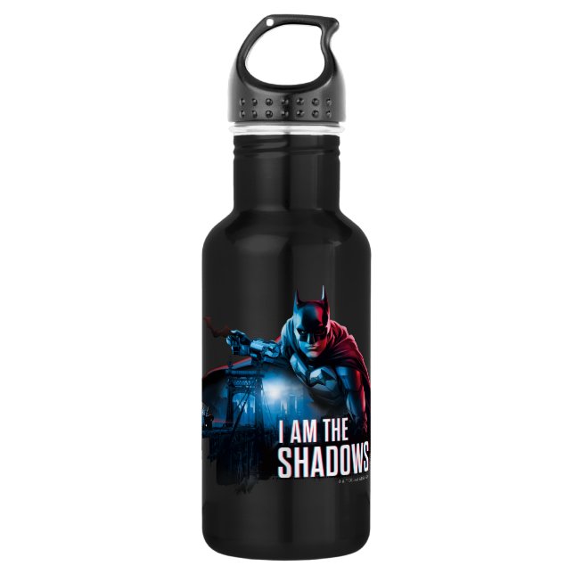 The Batman Character Graphic - I Am The Shadows 532 Ml Water Bottle (Front)