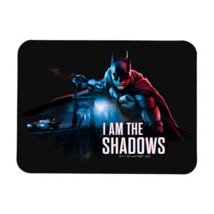 The Batman Character Graphic - I Am The Shadows Magnet