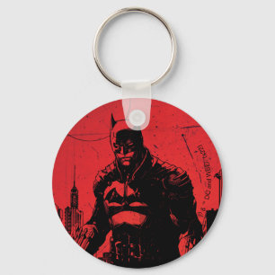 The Batman Comic Book Illustration Keychain