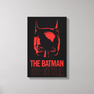 The Batman Cowl Logo Canvas Print