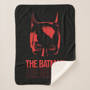 The Batman Cowl Logo Sherpa Blanket
