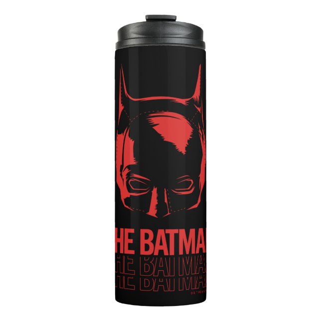 The Batman Cowl Logo Thermal Tumbler (Front)