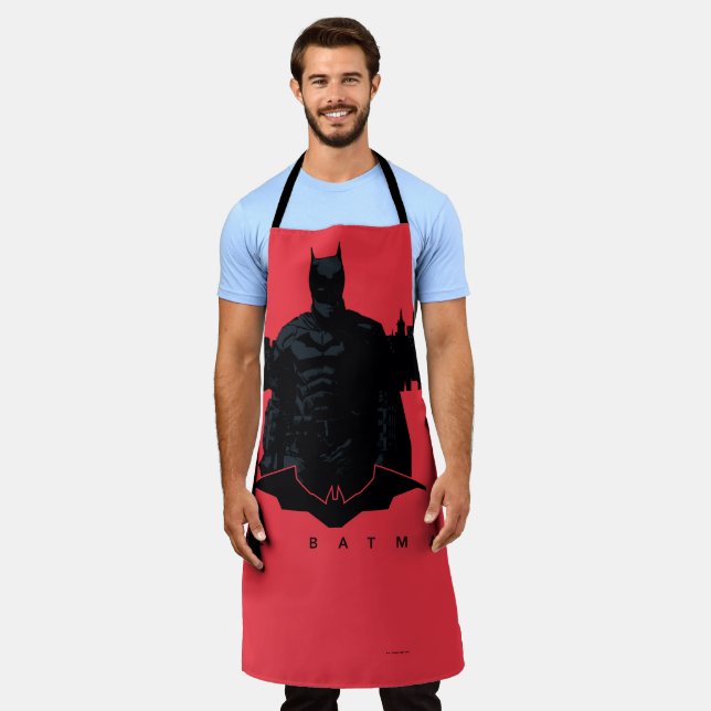 The Batman Gotham Silhouette Apron (Worn)