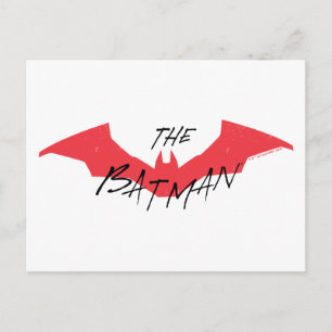The Batman Handwritten Bat Logo Postcard