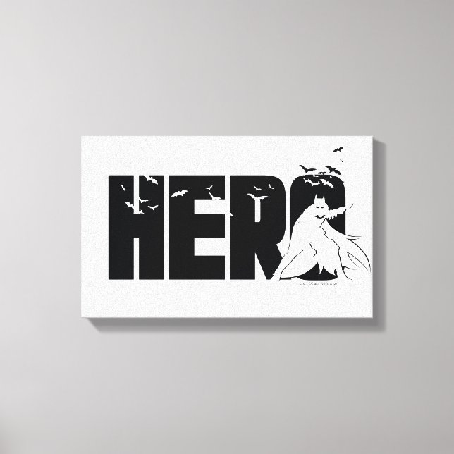 The Batman "Hero" Graphic Canvas Print (Front)