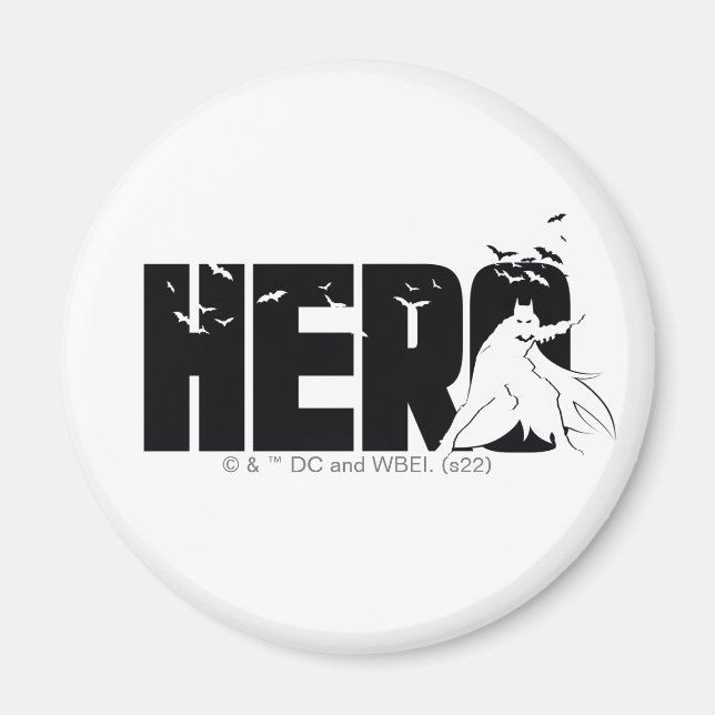 The Batman "Hero" Graphic Magnet (Front)
