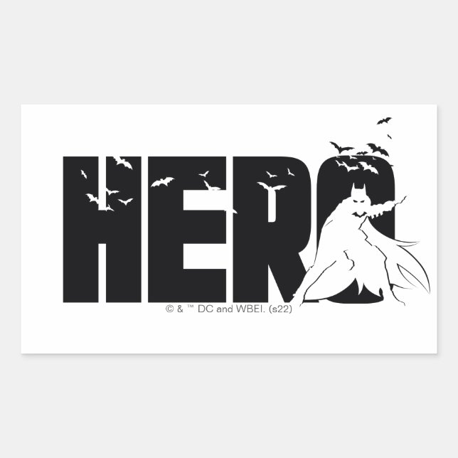 The Batman "Hero" Graphic Sticker (Front)
