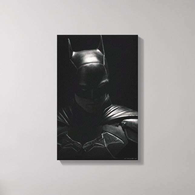 The Batman in Shadow Canvas Print (Front)