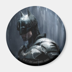 The Batman in the Rain Magnet