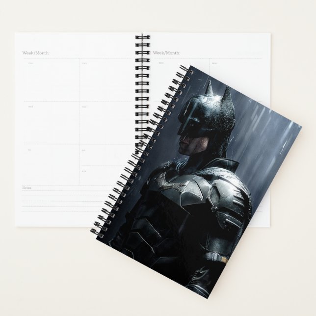 The Batman in the Rain Planner (Display)