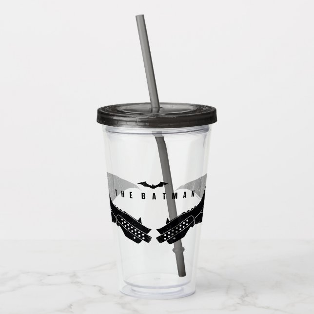 The Batman Mechanical Bat Wings Acrylic Tumbler (Left)