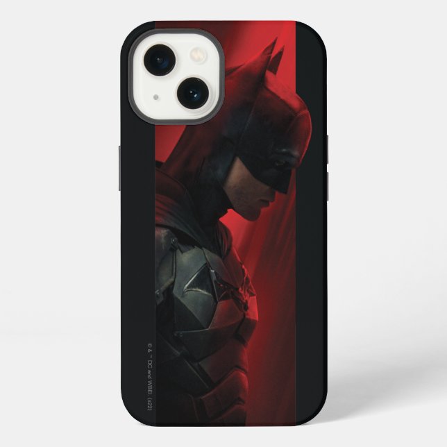 The Batman Red Bar Profile iPhone Case (Back)