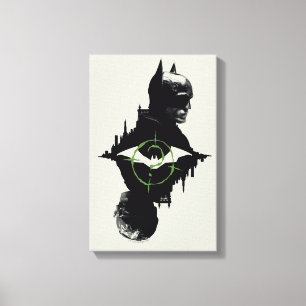 The Batman & The Riddler Dual Character Graphic Canvas Print