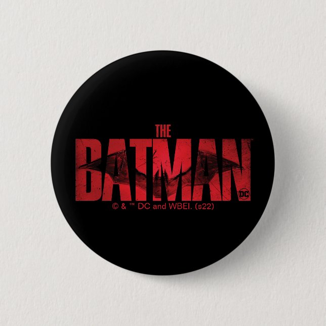 The Batman Theatrical Logo 2 Inch Round Button (Front)