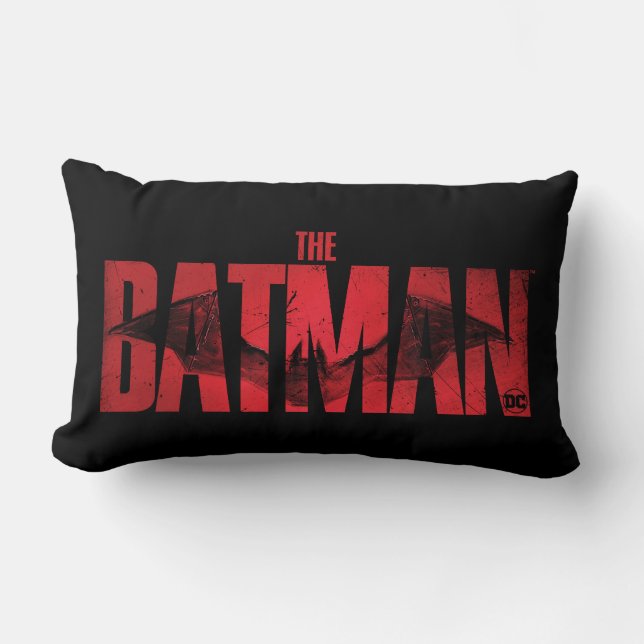 The Batman Theatrical Logo Lumbar Pillow (Front)