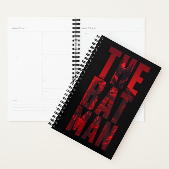 The Batman Typography Cutout Planner (Display)
