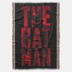 The Batman Typography Cutout Throw Blanket