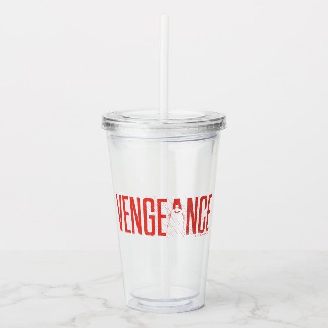 The Batman Vengeance Silhouette Acrylic Tumbler (Front)
