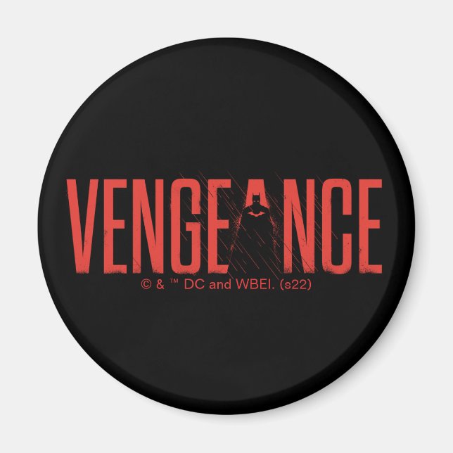The Batman Vengeance Silhouette Magnet (Front)
